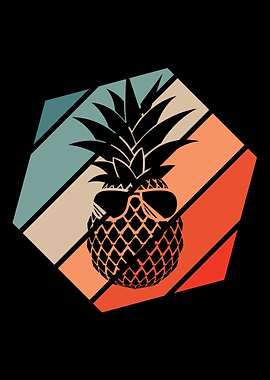 Pineapple Retro Vintage