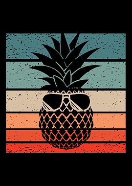 Pineapple Retro Vintage