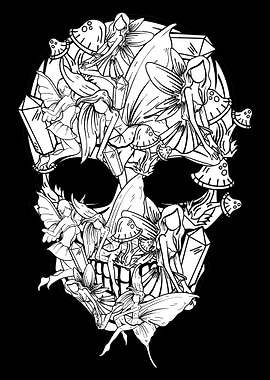 Fairycore Skull Fairies