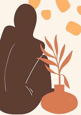 Abstract Modern art poster