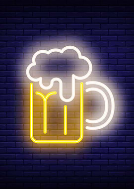 Beer Alcohol Neon