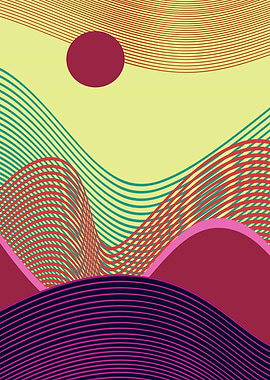 Mountain layout design in