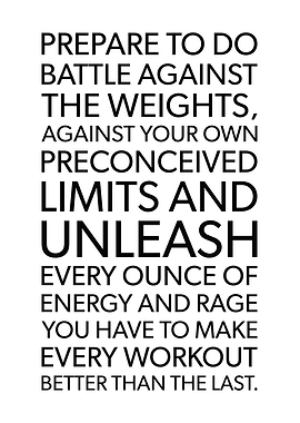 Battle Against The Weights