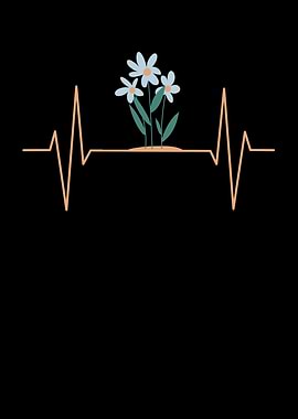 White Flowers Heartbeat