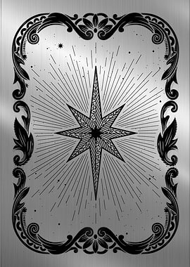 North star Tarot card