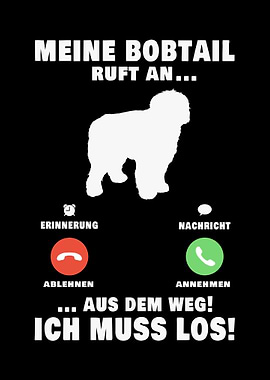 Mein Bobtail ruft an