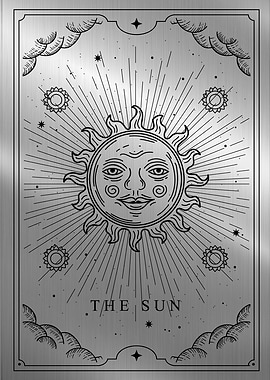 The sun tarot card