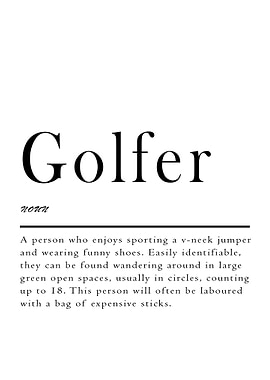 Golfer Dictitionary