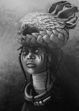 The Pangolin Woman