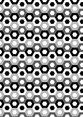 Hexagons tessellation