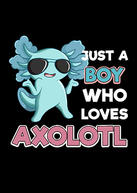 Funny Axolotl Design