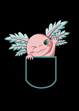 Funny Axolotl Design