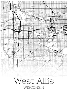 West Allis Wisconsin map