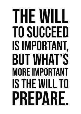 The Will To Succeed