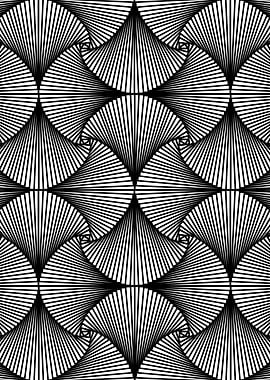 Zen Tangle Shell Pattern