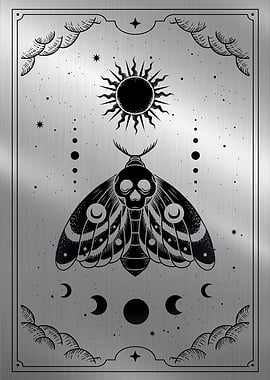 Tarot Death moth