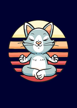 Meditating Cat