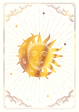Tarot Moon and Sun