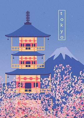 Tokyo japanese temple