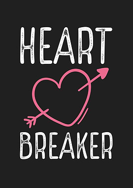 Heart breaker with arrow