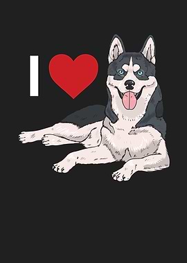 I Love Husky