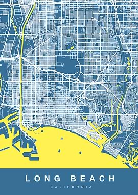 LONG BEACH Map USA