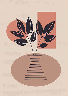 Botanical Tropical leaves