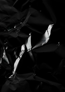 Aluminum paper close up