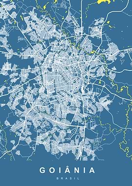 GOIANIA Map Brasil