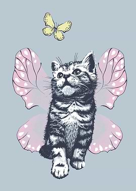 Kitten butterfly
