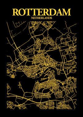 Rotterdam City Wall Art