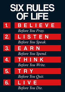 Six Rules of Life