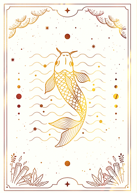 Tarot Fish Koi