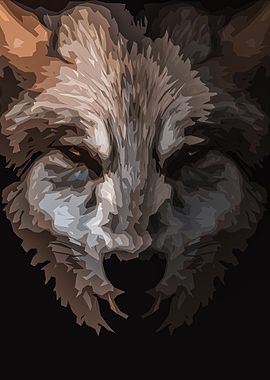 victor wolf art poster