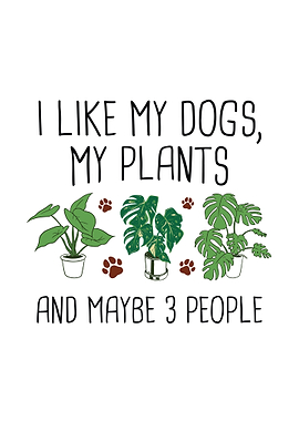 Houseplants Dog Dogs Gifts