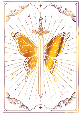 Tarot Butterfly sword