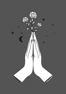 Flower Growth Illustration