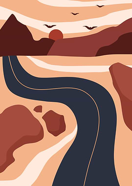 Nature Mountain landscape