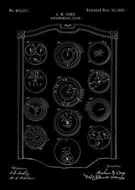 Astronomical Clock Patent
