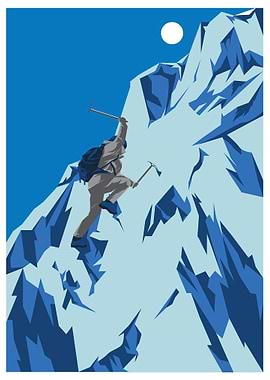 climbing the mountain