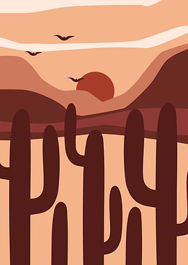 Nature desert cactus plant