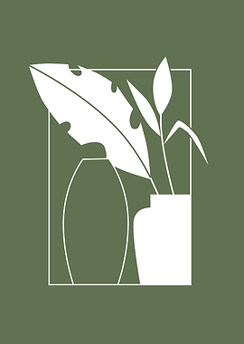 Minimalistic flower vase