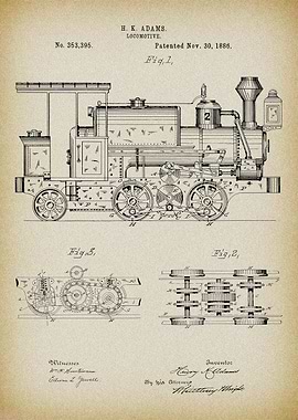 Locomotive Engine Patent