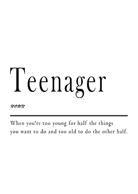 Teenager Definition