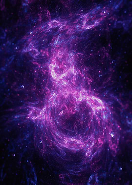 blacklight purple nebula