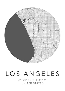 Los Angeles City Map