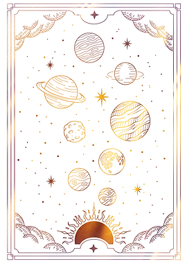 Tarot sun and space