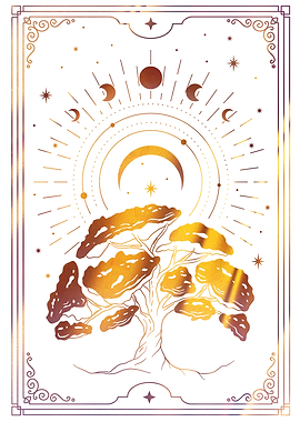 Tree of live with moon