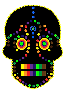 Sugar skull Mexican candy