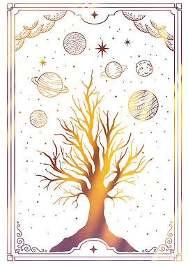 Tarot tree of live galaxy